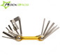 ROCKBROS 11 In 1 MTB Road Bike Bicycle multifunctional Mini Repair Folding Tools Sets Kit Tools Wrench Screwdriver Chain Cutter