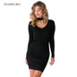 Autumn Winter Women Knitting Dress 2016 Long Sleeve Sexy Short Pencil  Knitted Dress Slim Bodycon Party Vestidos Sweater Dresses
