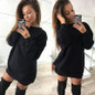 Autumn Winter Women Hoodies Sweatshirts Women Fashion Casual O neck Long Sleeve Pullover Tops Long Dress Women Tracksuits