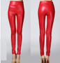 Autumn Winter PU Leather Pants Women High Waist Trousers Pantalon Femme Pantalones Mujer Leggings With Velvet C25