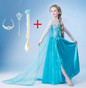 2018 Elsa Dress Girls Dresses Princess Cosplay Party Dress Vestidos fantasia Anna Halloween Elsa Costumes Teen Kids Clothes