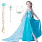 2018 Elsa Dress Girls Dresses Princess Cosplay Party Dress Vestidos fantasia Anna Halloween Elsa Costumes Teen Kids Clothes