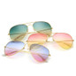 ROYAL GIRL Brand Designer Women Sunglasses Pilot Sun glasses Sea gradient shades Men Fashion glasses ss065