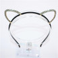 Girls Shine Cat Ear Princess Hairband Child Birthday Party Crown Headband Kids Crystal Diamond Tiara Hair Bands Hair Accessories