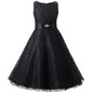 girls party wear dress kids 2017 flower lace children girls elegant ceremonies wedding birthday dresses teenagers prom gowns