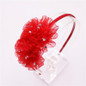 Children Solid Color Chiffon Flowers HairBands Cute Hair Hoop Boutique Hair Bands Rhinestone Head Band Girls Hair Accessories