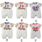 2017 Baby Rompers Summer Short Sleeve 100% Cotton Newborn Baby Clothes Baby Costumes Newborn Baby Boy Clothes Girls