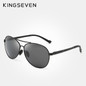 KINGSEVEN Design Men Classic Brand Aviation Sunglasses HD Polarized Aluminum Driving Luxury Sun glasses N7110