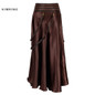 Kimring Vintage Steampunk Skirt Victorian Gothic High Waist Skirt for Women Bodycon Long Slim Skirts