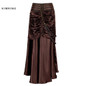Kimring Vintage Steampunk Skirt Victorian Gothic High Waist Skirt for Women Bodycon Long Slim Skirts