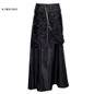 Kimring Vintage Steampunk Skirt Victorian Gothic High Waist Skirt for Women Bodycon Long Slim Skirts