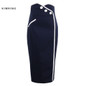 Kimring New Sexy Bodycon Skirt Womens Fashion usiness Work Office Skirt High Waist Slim Skirt with Button Pencil Skirt