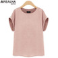 AREALNA Summer Fashion shirt women tops Short Sleeves Female Blouses Casual Loose office blouse Blusas femininas Plus Size 5XL