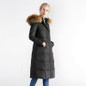 Arbitmatch 2017 Winter Duck Down Jacket Women Long Coat Parkas Thickening Large Natural Racoon Fur Collar Zipper Female Outwear