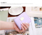2017Fashion Women wallet small three fold PU leather coin wallet women purse brand designed female coin purse wallet