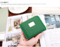 2017Fashion Women wallet small three fold PU leather coin wallet women purse brand designed female coin purse wallet