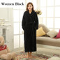 Lovers Winter Long Thick Warm Bathrobe Men Thermal Coral Fleece Kimono Bath Robe Male Classic Dressing Gown Mens Flannel Robes