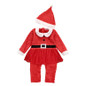 Rompers Cute Hat 2Pcs Baby Boy Girl Outfits Set Christmas Newborn Baby Boys Girls Clothes Santa Claus 0-24M