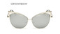 Aimade Vintage Women Cat Eye Sunglasses Fashion Female Hollow Shades Superstar Retro Big Cateye Mirror Sun Glasses Ladies UV400
