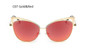 Aimade Vintage Women Cat Eye Sunglasses Fashion Female Hollow Shades Superstar Retro Big Cateye Mirror Sun Glasses Ladies UV400