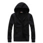 iMucci Red Sweatshirt Men Solid Color Women Hoodies Casual Side Zipper Mensports Slim Sportsware Tracksuit Black Hoody