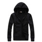 iMucci Red Sweatshirt Men Solid Color Women Hoodies Casual Side Zipper Mensports Suit Slim Sportsware Tracksuit Black Hoody
