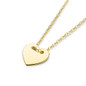 I&amp;zuan Trendy Heart Shape Pendant Sterling Silver Jewelry Plated Yellow Gold Jewelry For Women 925 Silver Pendant Necklace