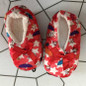 Kids Home Soft Plush Leopard Slippers Coral Fleece Indoor Home Shoes,Floor Socks , Indoor Slippers Winter Foot Warmer