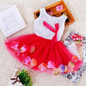 Kids Girls Flower Dress Baby Girl Butterfly Birthday Party Dresses Children Fancy Princess Ball Gown Wedding Clothes