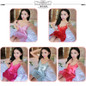 2017 Sexy Night Dress Sleeveless Nighties V-neck Silk Satin Nightgown Nightdress Lace Cozy Sleepwear Nightwear For Women BA478