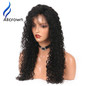 ALICROWN Kinky Curly Lace Front Human Hair Wigs For Black Women Brazilian Remy Hair Lace Wigs With Baby Hair Bleached Knots