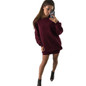 VITIANA Women Casual Hoodies Dress Female Autumn Black Long Sleeve Loose Hoodies Sweatshirts Pullover Short Dresses Harajuku