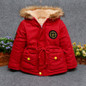 2017 children outerwear baby girls cotton Hooded coats Winter Jacket children's winter clothing Girls and boys Down &amp; Parkas