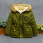 2017 children outerwear baby girls cotton Hooded coats Winter Jacket children's winter clothing Girls and boys Down &amp; Parkas