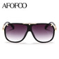 AFOFOO Fashion Sunglasses Retro Men Glasses Luxury Brand Designer Women Mirror Sun glasses Vintage UV400 Shades Eyewear