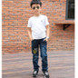 Ripped Jeans for Kids Jeans Boys Trousers 2018 Spring New Patchwork Boys Jeans Children Pants Boys Pant Fashion Kids Wears