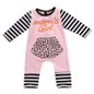 new 2016 infant newborn baby romper baby girls clothes long sleeve baby rompers leopard cotton baby girl clothing jumpsuit