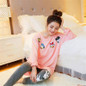 New 2016 autumn cotton pajamas woman long sleeve Cartoon pyjamas Lovely women pajamas sets Home clothing sleepwear for women