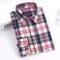 Dioufond Plaid Shirt Women Blouses Cotton Shirts Long Sleeve Blouse Blusas Femininas Women Tops And Blouses 2018 New Fashion 5XL