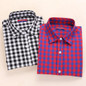 Dioufond Plaid Shirt Women Blouses Cotton Shirts Long Sleeve Blouse Blusas Femininas Women Tops And Blouses 2018 New Fashion 5XL