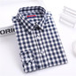 Dioufond New Women's Plaid Blouse Cotton Women Long Sleeve Tops Ladies Red Plaid Shirt Female Plaid Women Blouse Plus Size Shirt