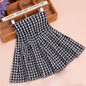 2017 Spring Autumn High Waist Knitted Skirts Women Pleated mini Skirt Casual Elastic Flared Skirt Female midi Short Skirt Woman