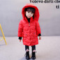 Warm Winter Baby Girls Parkas Outerwear Hooded Cotton-Padded Thicken Coat Outerwear Parkas Snow Wear