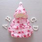 Warm Winter Baby Girls Hooded Print Snow Wear Outerwear Coat Kids Parkas casaco