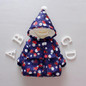 Warm Winter Baby Girls Hooded Print Snow Wear Outerwear Coat Kids Parkas casaco