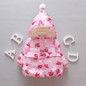 Warm Winter Baby Girls Hooded Print Snow Wear Outerwear Coat Kids Parkas casaco