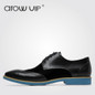 arow VIP Brand Leather Men Dress Shoes, Genuine Leather Bullock Oxfords Shoes For Men, Designer Luxury Men Flats