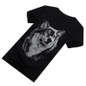 New 2016 Summer T-shirt Men 3d Print Wolf Short Sleeve T Shirts Casual Brand Men 100% Cotton Shirt Men Clothes Tops