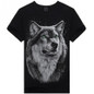 New 2016 Summer T-shirt Men 3d Print Wolf Short Sleeve T Shirts Casual Brand Men 100% Cotton Shirt Men Clothes Tops