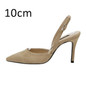 Women Pumps Sexy Summer Shoes High Heels Brand Woman Party Shoes Slingback Pointed Toe Buckle Strap Female Dress Shoes Plus Size